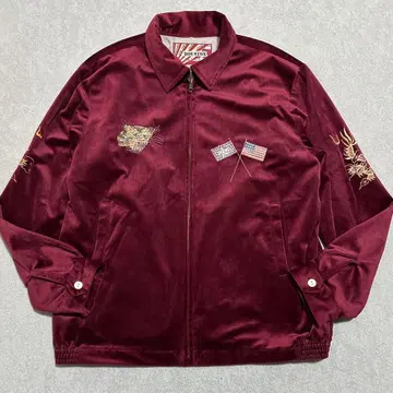 45주년 한정판 XL 빅 사이즈 houston 베트남 자켓 벨로아 보르도