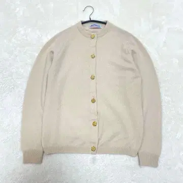 [ 새상품급 ] 발렌티노노 캐시미어 100% 라운드넥 가디건 38