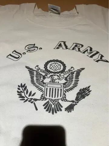 미국제 US ARMY 땀 흘린 맨투맨 L 80s SANTEE