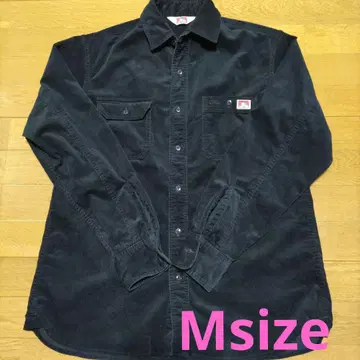 벤 데이비스 코듀로이 셔츠 블랙