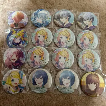 프로세카 글리터 캔뱃지 묶음 판매 16점