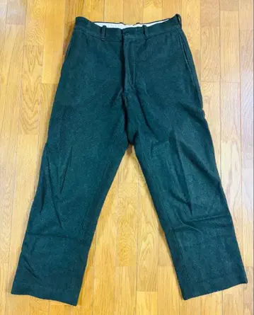 50s L.L.Bean 헌팅 울 팬츠 필기체 택