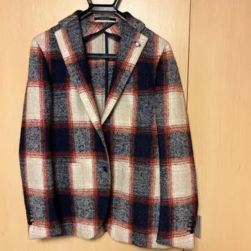 딸리아또레 44 체크 무늬 테일러드 자켓