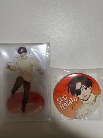 윈블레 세가 럭키 쿠지 C상 F상 아크릴 스탠드 캔뱃지 스오바야시 준토