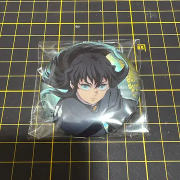 해외 콜라보 공식품 귀멸의 칼날 토키토 무이치로 캔뱃지