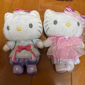 헬로키티 다니엘 칠석 키티 봉제 인형 키링