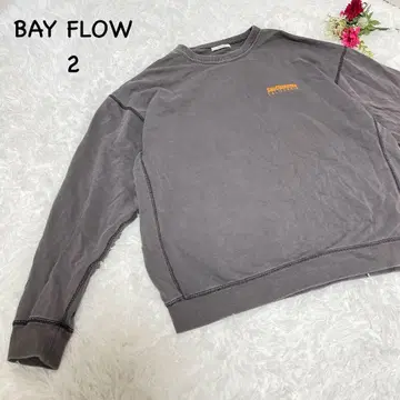 베이플로우 [ M ] 트레이닝복 맨투맨 백빅 로고 코튼 세탁 가능