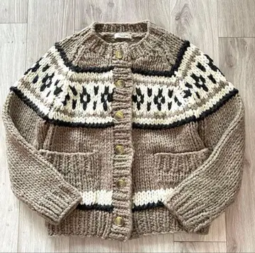 FREAK'S STORE 노르딕 무늬 가디건