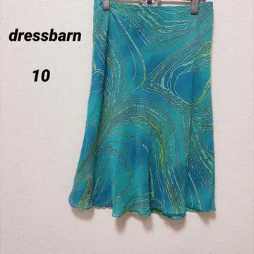 dressbarn [ 10 ] 플레어 스커트 청록색