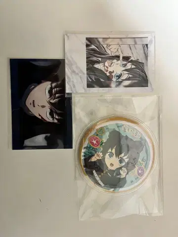 귀멸의 칼날 난자타운 캔뱃지 토키토 무이치로 덤 폴라로이드 포함