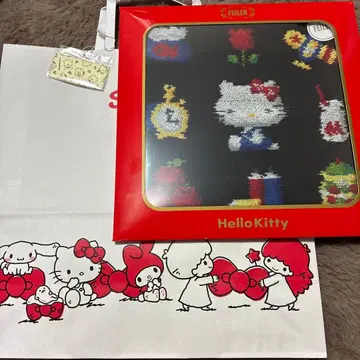 페일러 헬로키티 레트로 콜라보 손수건 FEILER