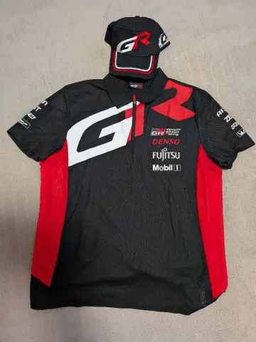 GR 피케 셔츠와 캡 세트