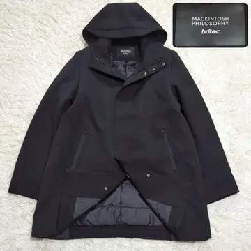 미사용급 40 현행 매킨토시 britec 다운 코트 블랙