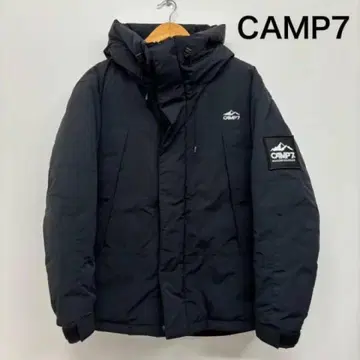 CAMP7 블랙 다운 자켓 L