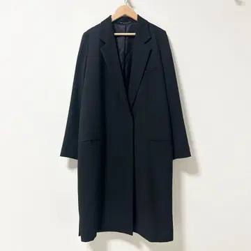 Deuxieme Classe 울 체스터 코트 블랙