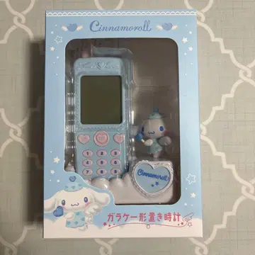 [ 미사용 새상품 ] 폴더폰 모양 탁상시계 시나모롤 시나몬 산리오