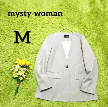 [ 미스티 우먼 ] 자켓 M 그레이 캐주얼 V넥