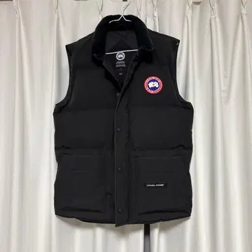 Canada Goose 블랙 다운 베스트 XS/TP