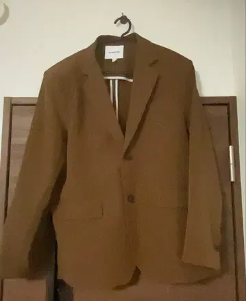 브라운 테일러드 자켓