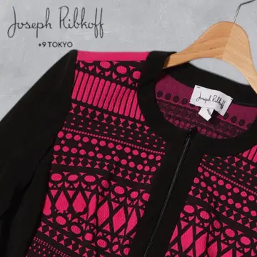 J290 Joseph Ribkoff 절개 디자인 자켓 L 핑크