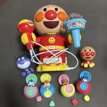 호빵맨 가라오케 완구와 가챠가챠 세트