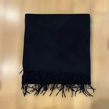 [컨디션 최상] JEAN-LOUIS SCHERRER 블랙 울 머플러