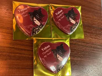 악마 집사와 검은 고양이 아쿠네코 난자타운 B상 하트 캔뱃지 유한