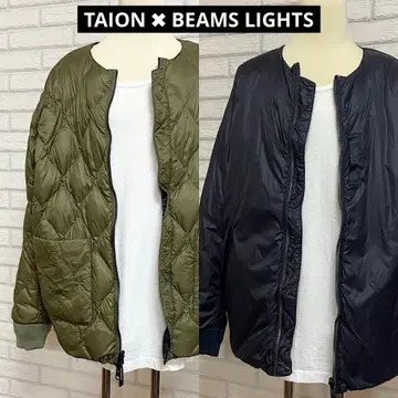 [ TAION BEAMS 별주 ] 밀리터리 리버서블 이너 다운
