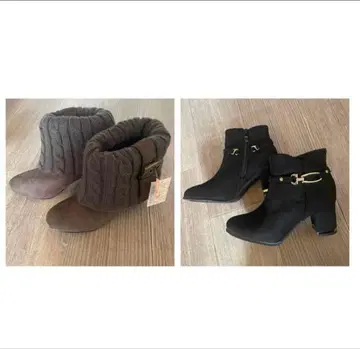 숏부츠 2세트 S사이즈 미사용