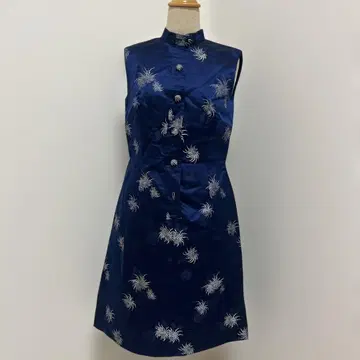 자수 슬리브리스 차이나 드레스 차이나 드레스 코스프레 빈티지