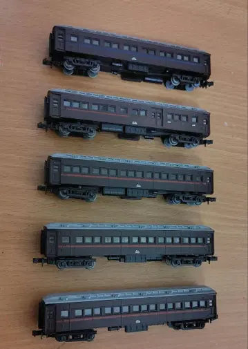 N 게이지 kato 5량 구형 객차 세트 중고