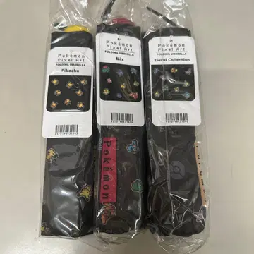 포켓몬 픽셀 아트 접이식 우산