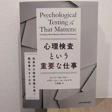 심리 검사라는 중요한 업무