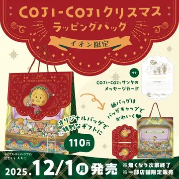 코지코지 크리스마스 랩핑 백 (이온 한정판) 2세트