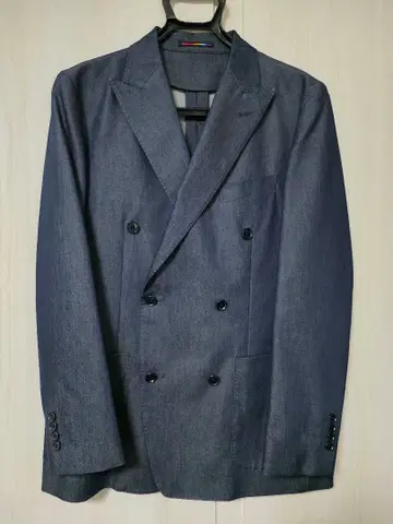 새상품급 레어 오리히카 데님 테일러드 자켓 더블 브레스트 사이즈 LL