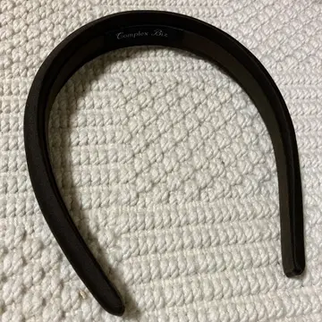컴플렉스 비즈 소프트 스탠다드 플렉시핏 헤어밴드 브라운