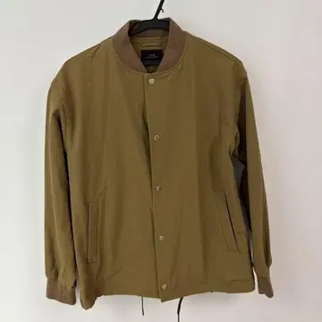 SLICK 단추식 올리브 자켓