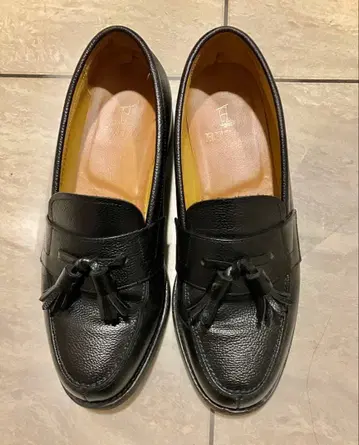 REGAL 블랙 가죽 로퍼