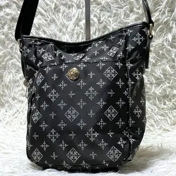 russet 모노그램 나일론 숄더백 크로스바디 블랙