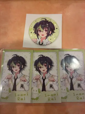 니지산지 원냥 days 이나미 라이 폴라로이드풍 카드 캔 배치