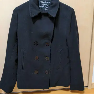 MOUSSY 블랙 피 코트 여성용 코트