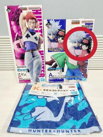 HUNTER x HUNTER 제일복권 피규어 키루아 아르카 히소카 덤