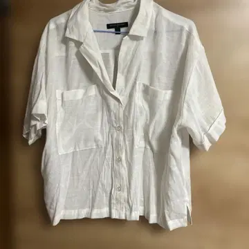 BANANA REPUBLIC 반팔 셔츠 L 화이트