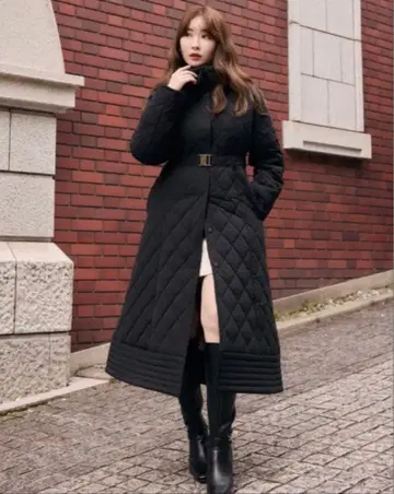 Madison Quilted LongCoat 하립투 코트 다운