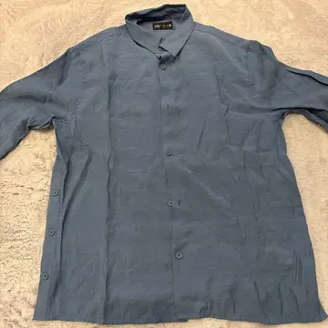 ZARA 린넨 버튼 셔츠