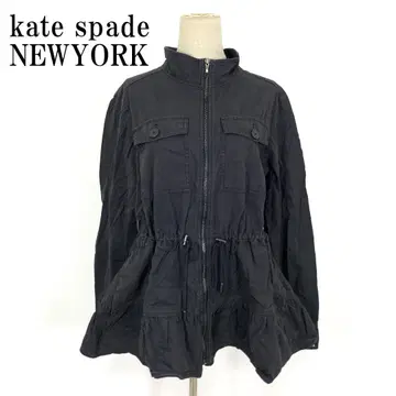 LA8839 케이트 스페이드 뉴욕 자켓 블랙 코튼 100% L