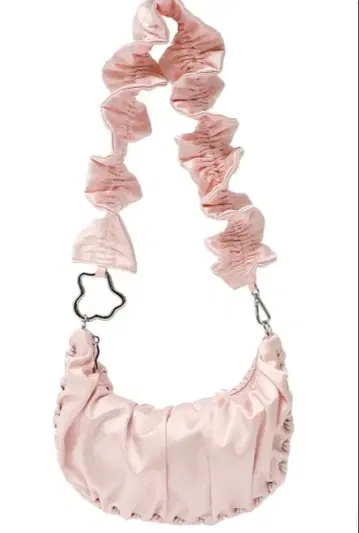 POPPY Half Moon Gathered Bag 아사기니요 핑크