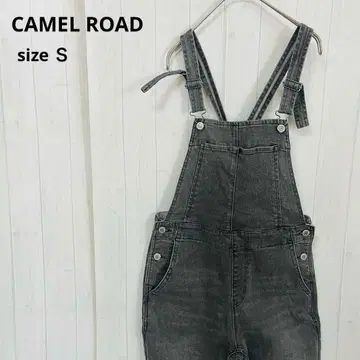CAMEL ROAD 데님 살로펫 오버롤 스키니 블랙 a285