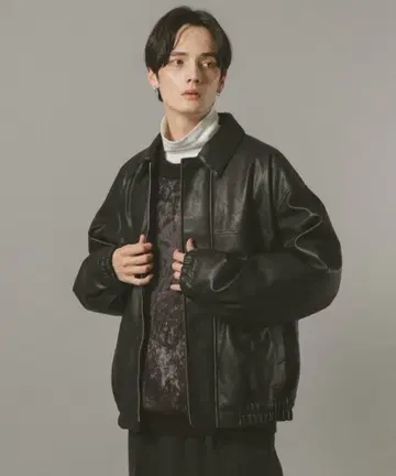 RAGEBLUE 신세틱 가죽 자켓 블랙 L 사이즈