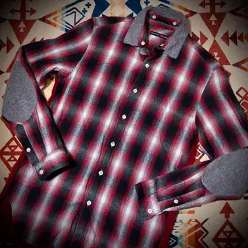 [ 새상품급 ] TSUMORI CHISATO 옴브레 절개 셔츠